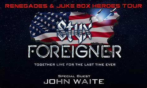 39% off tickets to Foreigner and Styx, through Groupon - Charlotte On The Cheap