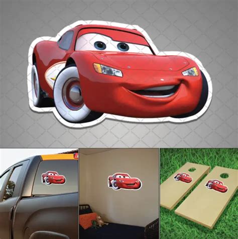 LIGHTNING MCQUEEN CARS Decal Sticker for Windows Wall Bumper Car Truck Kids Room $3.50 - PicClick