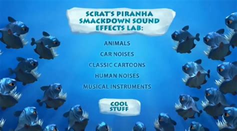 Ice Age: The Meltdown: Scrat's Piranha Smackdown Sound Effects Lab | Soundeffects Wiki | Fandom
