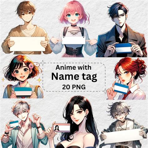 Anime Character Name Tags L Name Plate - Etsy | Anime character names, Character names, Anime ...