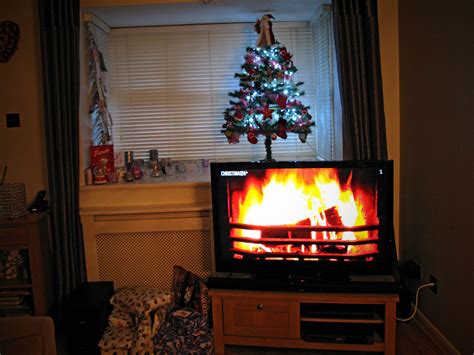 Christmas day and a log fire 360/366 | We were watching a cr… | Flickr