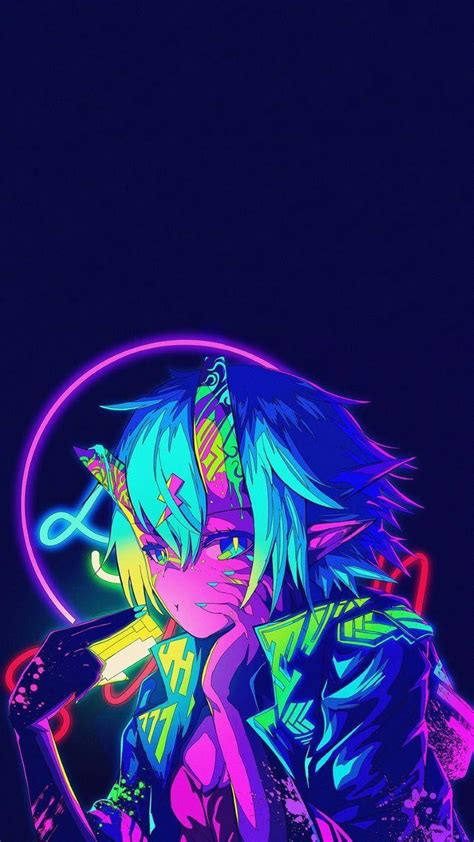 Neon Anime Wallpapers - Top Free Neon Anime Backgrounds - WallpaperAccess