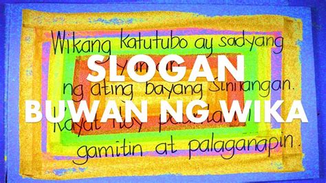 Slogan Making Buwan Ng Wika 2019 Wikang Katutubo Tungo Sa Isang Theme | Images and Photos finder