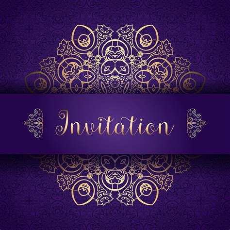 Decorative invitation background 209640 Vector Art at Vecteezy