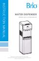 Brio Self-Cleaning Bottleless Water Cooler Dispenser, UL/Energy, Stainless Steel, POU Water ...