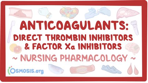 Anticoagulants - Direct thrombin and factor Xa inhibitors: Nursing ...