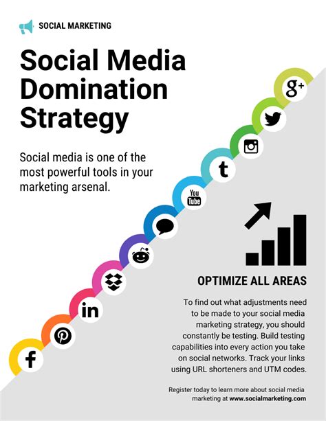 Social Media Strategy Poster Template