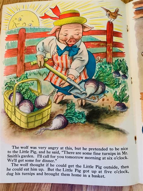 Vintage the Three Little Pigs Book 1939 | Etsy