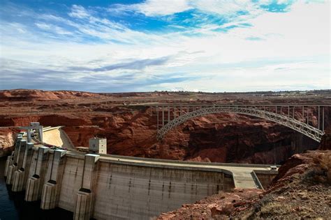 Glen Canyon Dam and Bridge Foto & Bild | usa, world, wolken Bilder auf fotocommunity