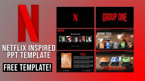 How to make netflix inspired powerpoint design template free template ...