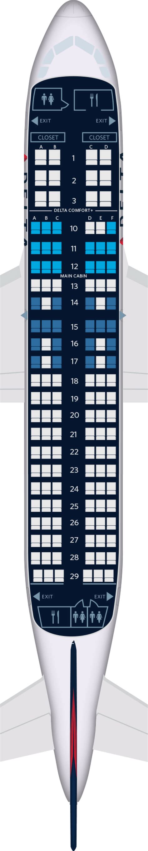 Airbus A319 Delta Seat Map | Elcho Table