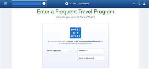 How to Transfer Chase Ultimate Rewards Points for a Hyatt Stay - The ...