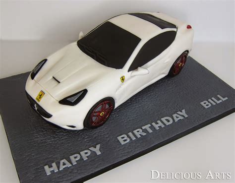 Delicious Arts Bakery: Ferrari California Cake Tutorial