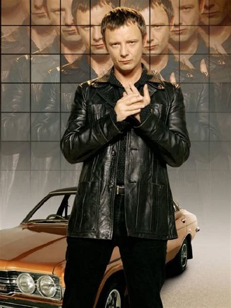 John Simm Life On Mars Black Leather Jacket