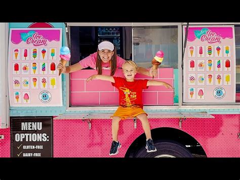 Chris and Niki explore Mom's ice cream truck and other funny stories ...