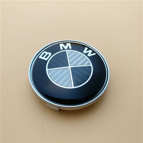 BMW Black Carbon Style Wheel Center Caps - CARTiil - Luxury Car Parts ...