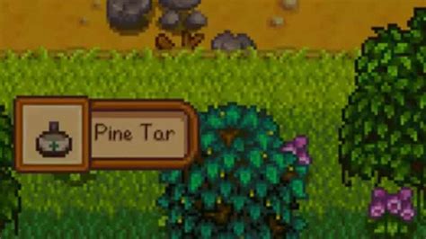 Stardew Valley Pine Tar - How To Get Tree Sap Resource?