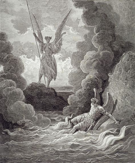 Satan And Beelzebub Painting by Gustave Dore