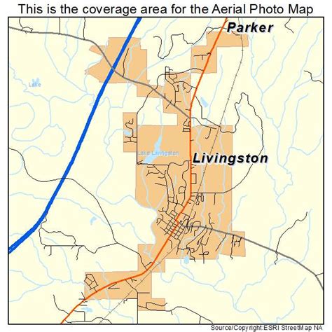 Aerial Photography Map of Livingston, AL Alabama