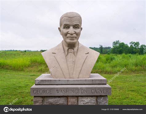 Statue to George Washington Carver at his National Monument – Stock ...