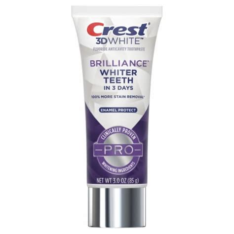 Crest 3D White Brilliance Pro Enamel Protect Toothpaste, 3.0 oz - Fry’s ...