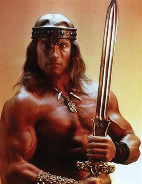 Movie Star: Arnold Schwarzenegger as Conan The Barbarian