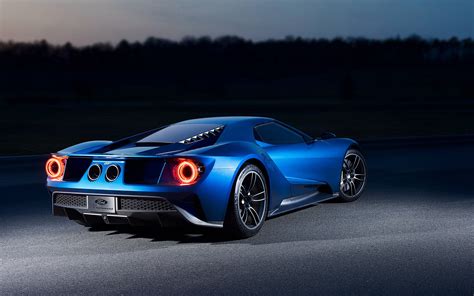 Blue sportscar, car, Ford GT, race tracks, vehicle HD wallpaper | Wallpaper Flare