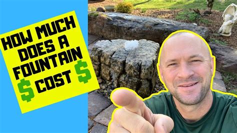 How Much Does A Water Fountain Cost | What Effects The Cost Of A Water Fountain - YouTube
