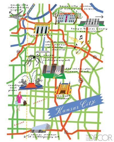 Kansas City Attractions Map - Tulsa Zip Code Map