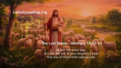 Parable Of The Lost Sheep Jesus Bible Bible Verses Learn The Bible | My ...