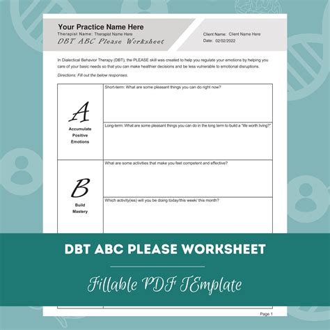31 Dialectical Behavior Therapy (DBT) Worksheets - TherapyByPro - Worksheets Library