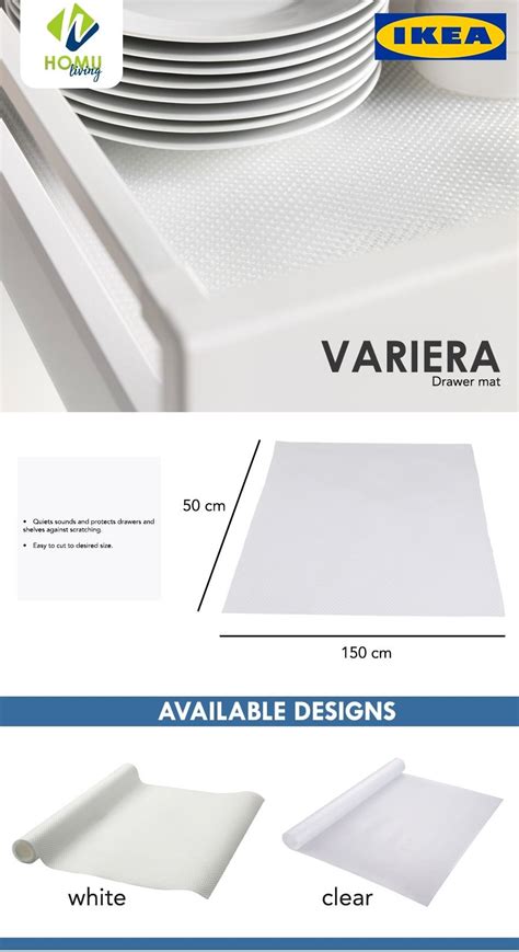 Tempusfugitiv: Ikea Variera Shelf Liner Drawer Mat Clear