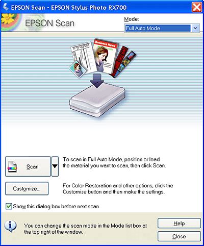 Start Scanner Software (EPSON Scan) Directly