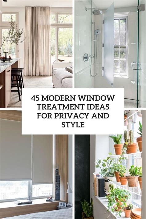 45 Modern Window Treatment Ideas For Privacy And Style - DigsDigs