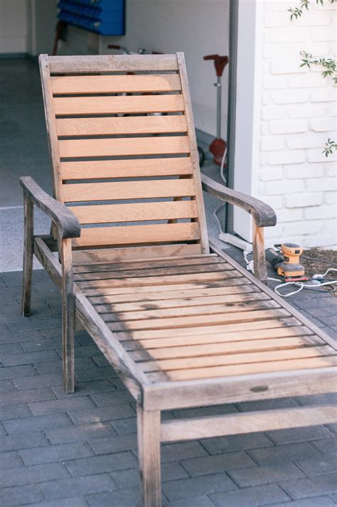 DIY Outdoor Teak Furniture Restoration | Love and Specs