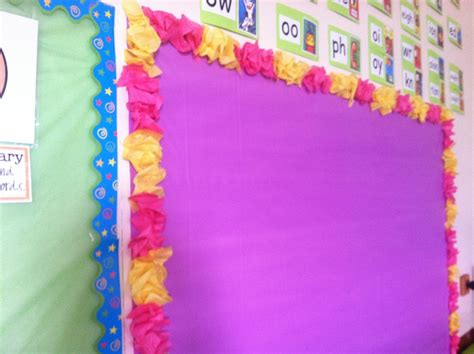 Tissue Paper Borders | Tissue paper borders, Bulletin board borders ...