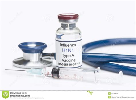 H1N1 Vaccine stock photo. Image of illness, medication - 51094768