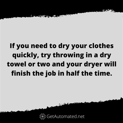 Dry Clothes Faster Life Hack | Get Automated