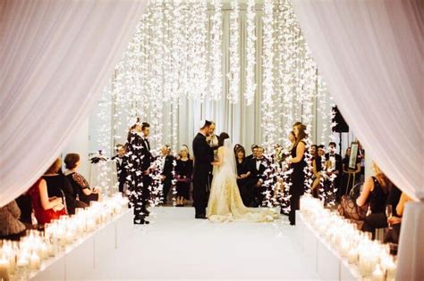 Romantic Candelight Wedding Ceremony | Chez Chicago Wedding Venue