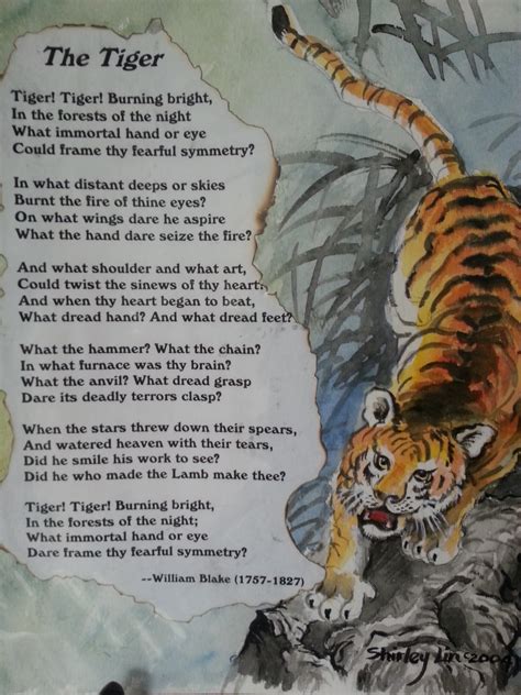 👍 Tiger tiger poem. Nonsense Verse for Kids ~ Tiger Tiger. 2019-01-20