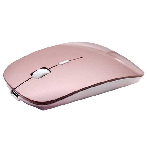 Bluetooth Mouse – Wireless Mouse for Mac Laptop(Rechargeable) ROSE GOLD ...