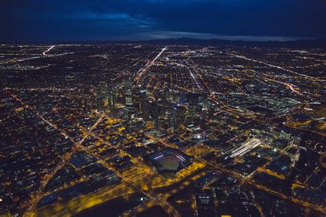 Denver After Sunset | ImageWerx Denver Colorado Aerial & Aviation ...