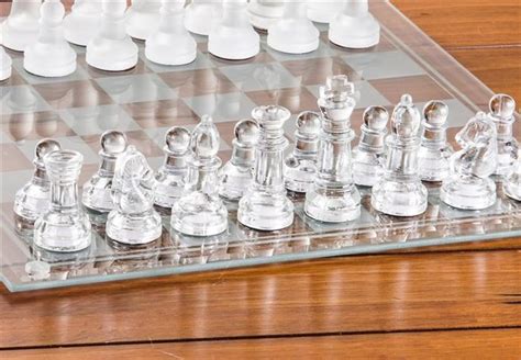 Etched Glass Chess Set – Chess House