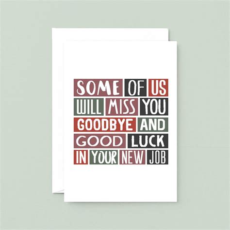 Large Funny New Job Card Funny Goodbye Card Coworker - Etsy