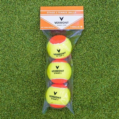 Vermont Mini Orange Tennis Balls (Stage 2) | Net World Sports