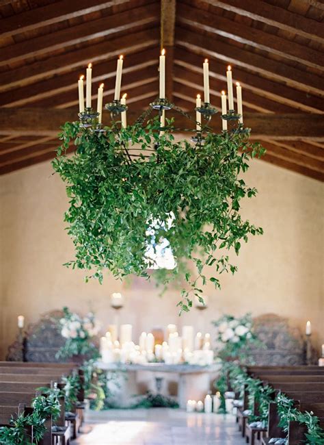 Al Fresco Elegance at Cal-A-Vie | Flower chandelier, Wedding ceremony backdrop, Floral chandelier