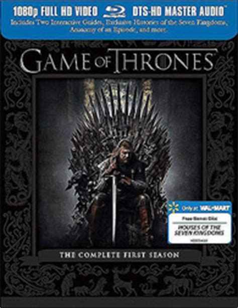 Game of Thrones: The Complete First Season Blu-ray (Wal-Mart Exclusive ...