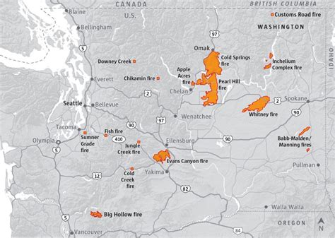 Washington Wildfires 2024 Map - Cynde Charlena