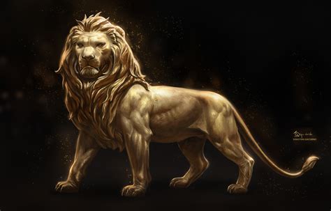 ArtStation - Bronze Dragon, Golden Lion - DaftSex HD