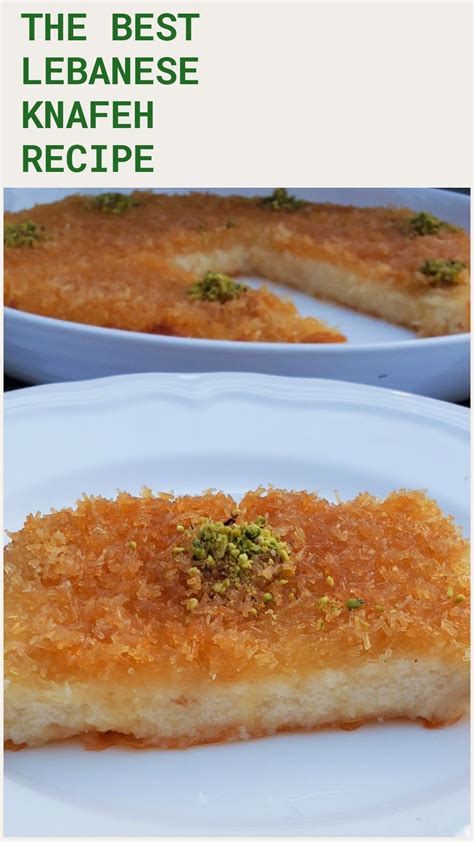 Knafeh Recipe - The Salt and Sweet Kitchen | Recipe | Knafe recipe, Easy lebanese recipes ...